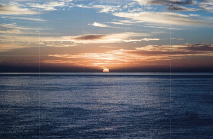 Ocean Sunset Scatter Tube