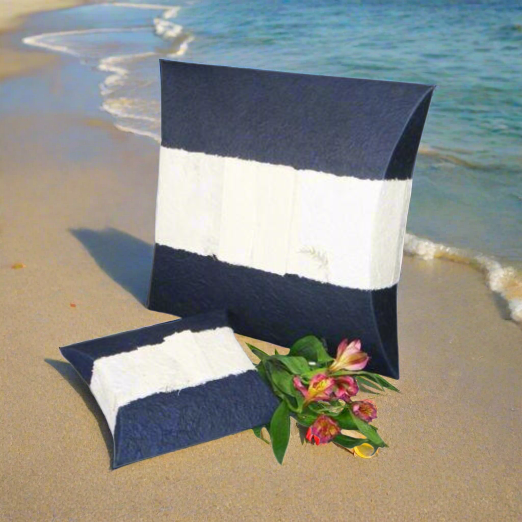 Scattering at sea urn parcel with flower