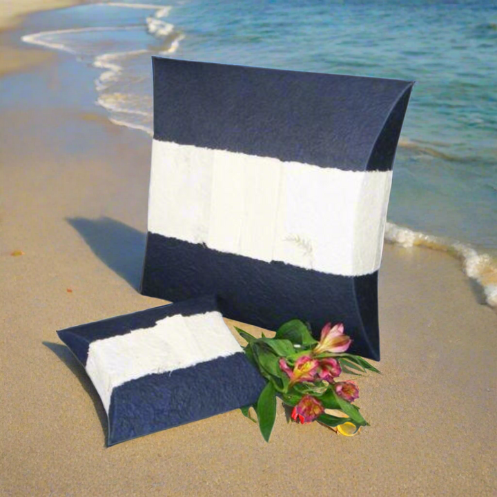 Scattering at sea urn parcel with flower